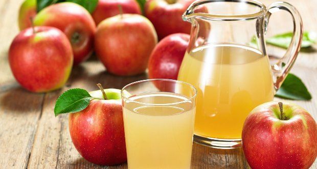 Sucos saudáveis maçã